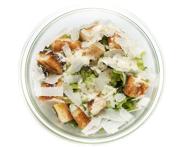 Caesar´s Salad im Glas als Partyfood