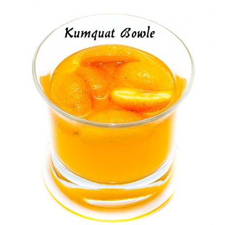 Kumquatbowle als Partygetränk