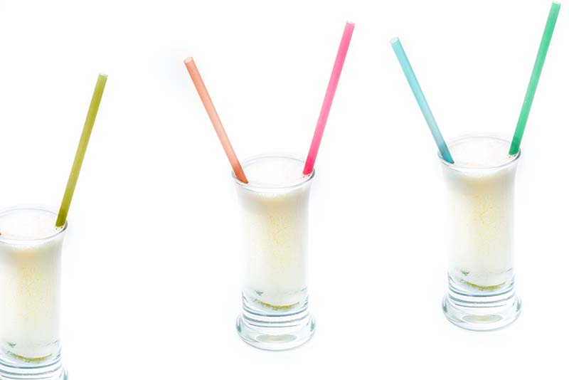 Limonenshake im Glas