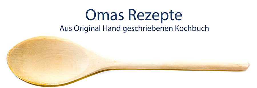 Banner zu Omas Kochbuch Rezepte