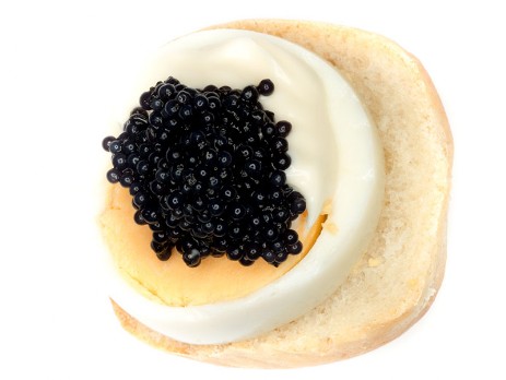 Fingerfood und Partyfood - Partybrötchen mit Kaviar