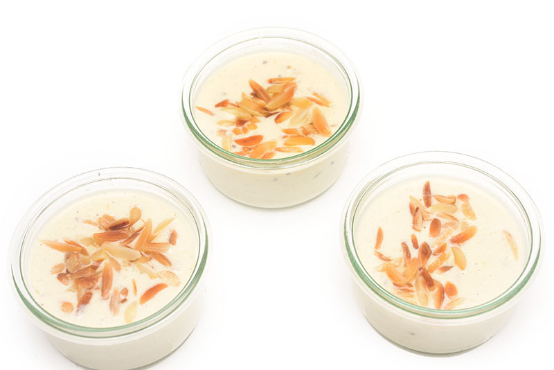 Foto Amaretto Creme als Glasfood