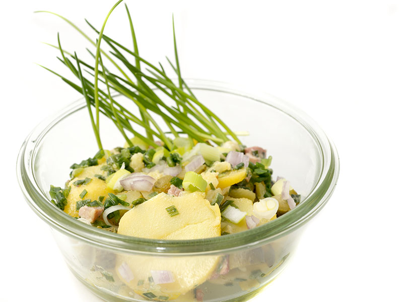 Partyfood Bayerischer Kartoffelsalat im Glas