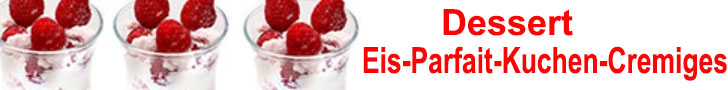 Banner Desserts und Cremes Eis Parfait