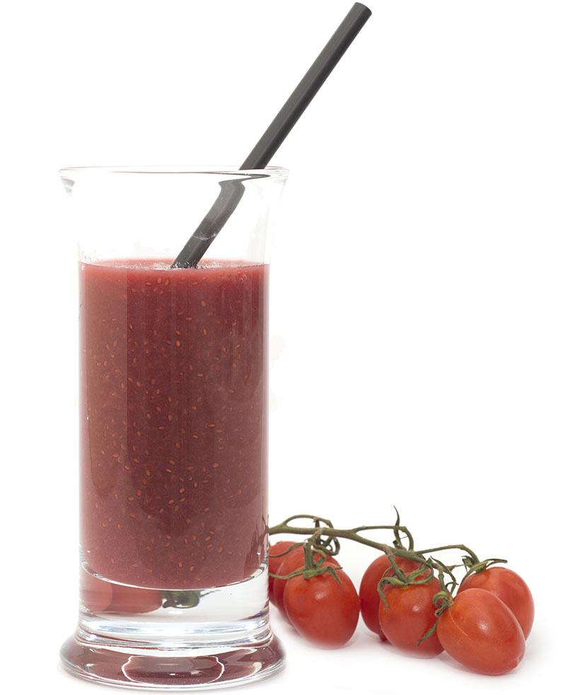Smoothie Tomate im Glas