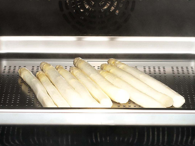 Spargel im Dampfgarer